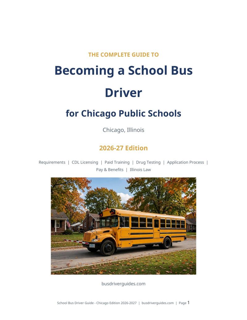 Chicago Public Schools School Bus Driver Guide cover