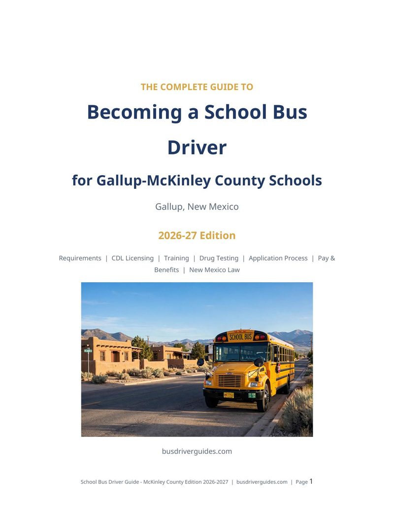 Gallup-McKinley County Schools School Bus Driver Guide cover