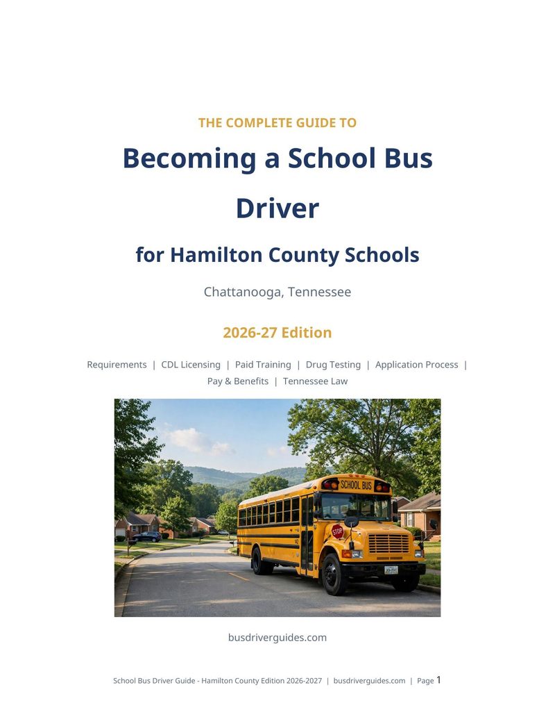 Hamilton County Schools School Bus Driver Guide cover